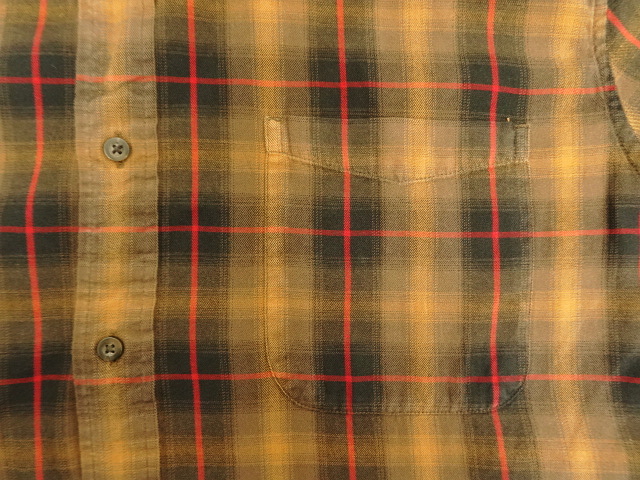 画像: 00'S EDDIE BAUER 長袖 BDシャツ オンブレチェック (USED)