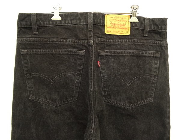画像: 90'S LEVIS 550 デニム ブラック W38L30 USA製 (VINTAGE)