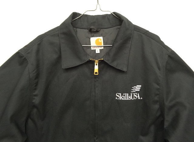 画像: 15'S CARHARTT 裏地付き ドリズラージャケット ブラック USA製 (VINTAGE)
