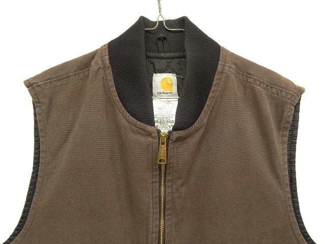 Carhartt ブラウン キルティングベスト nina de coito 埼玉県 志木 通販 00'S ヴィンテージ CARHARTT