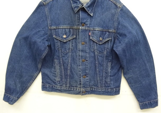 画像: 80'S LEVIS "71506" スモールe 4thモデル デニムジャケット インディゴ 46L USA製 (VINTAGE)