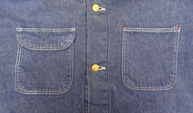 画像: 70'S WRANGLER 裏地ブランケット デニム カバーオール ダークインディゴ (VINTAGE)