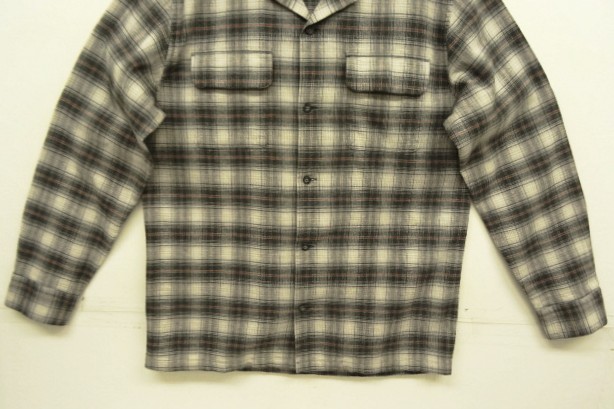 画像: 00'S PENDLETON "BOARD SHIRT" コットン オープンカラーシャツ オンブレチェック (VINTAGE)