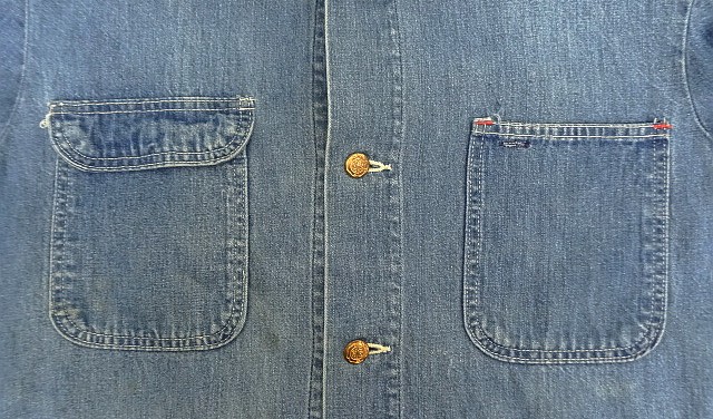 画像: 70'S WRANGLER 裏地無し デニム カバーオール インディゴ (VINTAGE)