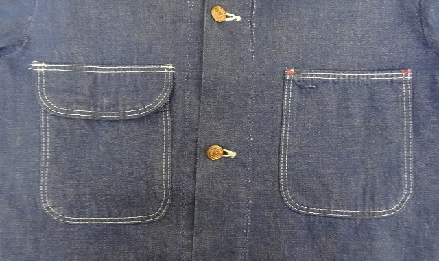画像: 70'S WRANGLER 裏地無し デニム カバーオール ダークインディゴ (VINTAGE)
