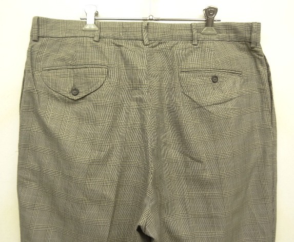 画像: 90'S RALPH LAUREN ツープリーツ コットンパンツ グレンチェック (VINTAGE)