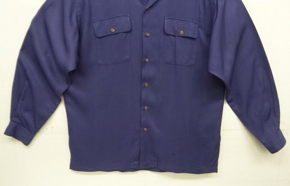 90s Ralph Lauren オープンカラーシャツ　柄　XL クレイトン　紺 POLO RALPH LAUREN ポロラルフローレン 90s オープンカラー半袖