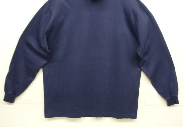 画像: 90'S CROSS CREEK タートルネック 長袖 Tシャツ ネイビー USA製 (VINTAGE)