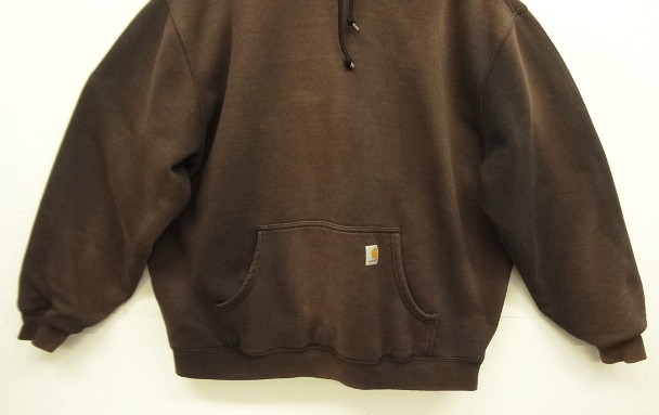 画像: CARHARTT 裏地サーマル プルオーバー ダブルフェイスパーカー フェードブラウン (VINTAGE)