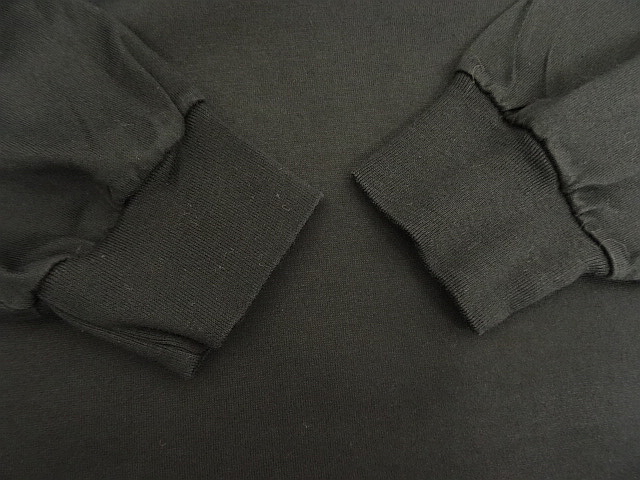 画像: 90'S LANDS' END モックネック 長袖 Tシャツ ブラック USA製 (VINTAGE)