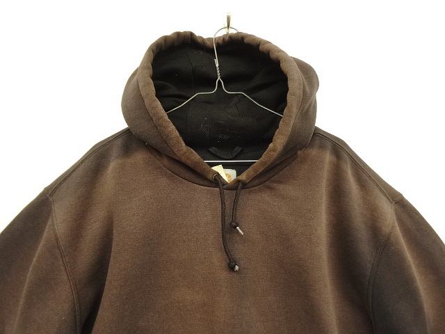 画像: CARHARTT 裏地サーマル プルオーバー ダブルフェイスパーカー フェードブラウン (VINTAGE)