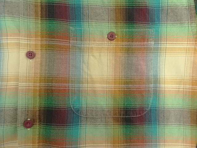 画像: PATAGONIA オーガニックコットン 長袖 シャツ オンブレチェック (USED)