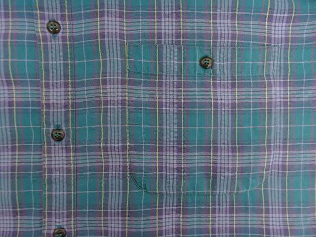 画像: 80~90'S PATAGONIA 旧タグ コットン 長袖シャツ チェック柄 ポルトガル製 (VINTAGE)