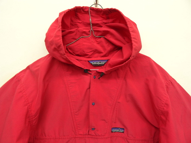 画像: 80'S PATAGONIA 旧タグ ナイロン アノラックジャケット レッド USA製 (VINTAGE)