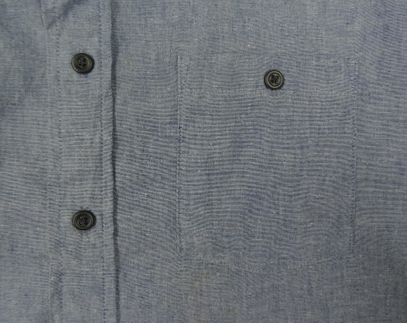 画像: 60'S RIVERSIDE コットン100% 長袖 シャンブレーシャツ ブルー USA製 (DEADSTOCK)