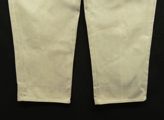 画像: 60'S BOAT SAIL CLOTH "SANFORIZED" コットン100% ワークパンツ TALON製アルミジップ USA製 (VINTAGE)