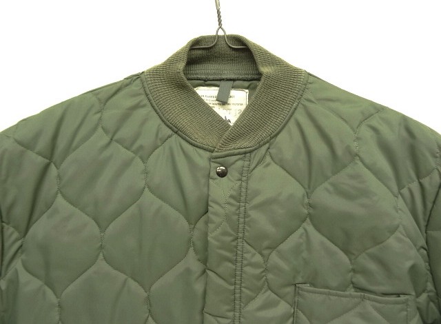 画像: 00'S アメリカ軍 USAF "CWU-9/P" キルティング ライナージャケット セージグリーン (VINTAGE) 