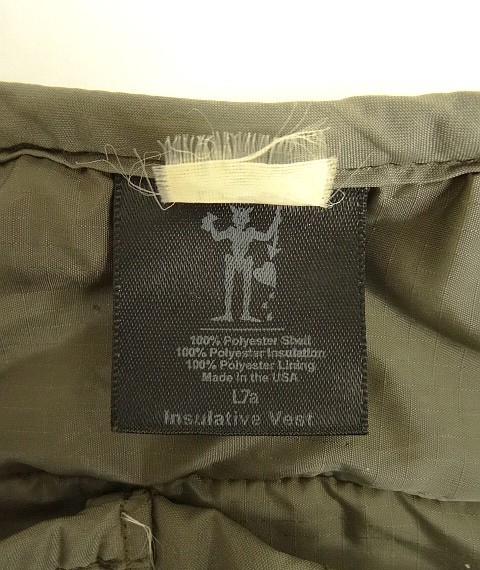 画像2: アメリカ軍 PCU 特殊部隊向け SEKRI製 LEVEL7 プリマロフト ベスト USA製 (VINTAGE) 