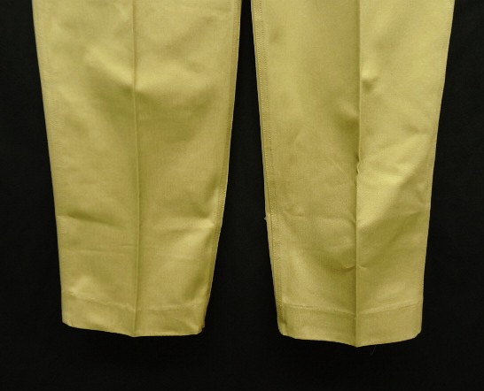 画像: 50'S フランス軍 M52 プリーツ入り チノパンツ ベージュ 80M (DEADSTOCK)