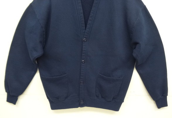 画像: 90'S JERZEES スウェット カーディガン ネイビー (VINTAGE)