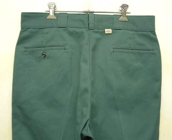 80s Dickies chinos USA製 34×32 グリーン チビタグ 80s Dickies chinos USA製 34×32 グリーン チビタグ