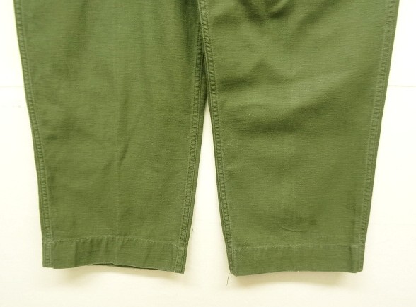 画像: 60'S アメリカ軍 US ARMY "OG107" 初期モデル コットンサテン 平ボタン ベイカーパンツ (VINTAGE)