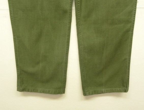 画像: 60'S アメリカ軍 US ARMY "OG107" 初期モデル コットンサテン 平ボタン ベイカーパンツ (VINTAGE)
