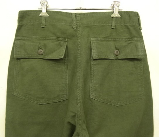 レア　OG-107 コットン サテン ベイカーパンツ W30 L29 70s 70's U.S.ARMY OG-107 コットンサテンベイカーパンツ WINFIELD
