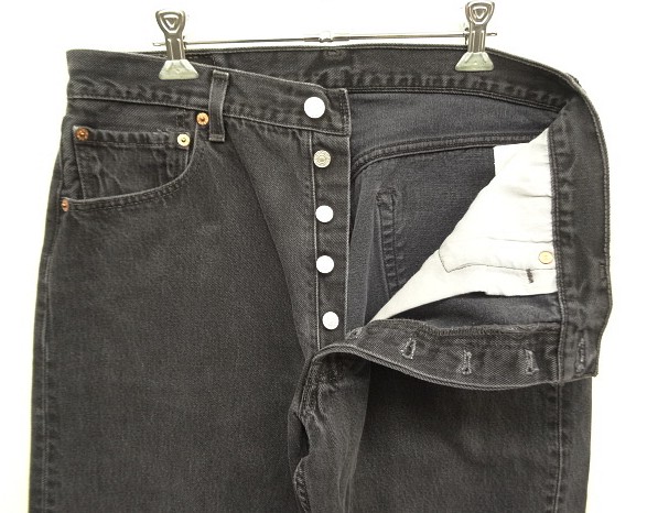 画像: 90'S LEVIS 501 デニム ブラック メキシコ製 W34L30 (VINTAGE)
