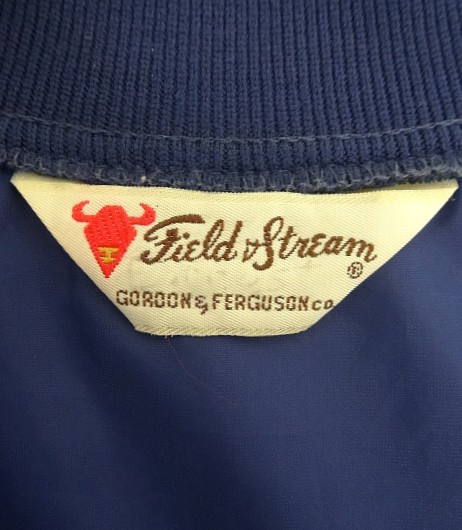画像2: 80'S FIELD & STREAM 三角タグ ナイロンジャケット ネイビー TALONジップ (VINTAGE)