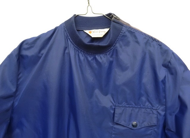 画像: 80'S FIELD & STREAM 三角タグ ナイロンジャケット ネイビー TALONジップ (VINTAGE)