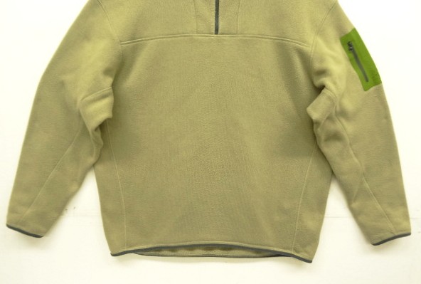画像: ARC'TERYX 1/4ジップ POLARTEC フリースジャケット カーキ カナダ製 (VINTAGE)