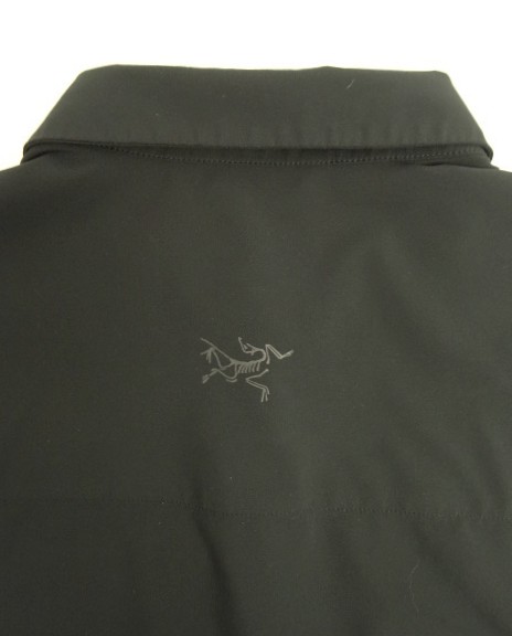 画像4: ARC'TERYX "SKYLINE LS SHIRT" 比翼付き スナップボタン ナイロンシャツ ブラック (USED)
