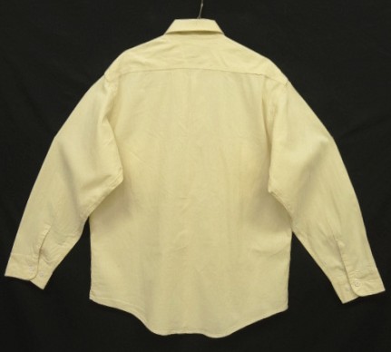 画像3: 80'S BIG MAC コットン100% ワークシャツ ネップ入り生成り USA製 (VINTAGE)