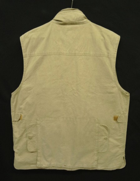 画像4: 80'S BANANA REPUBLIC 初期タグ フード付き サファリベスト ベージュ (VINTAGE)