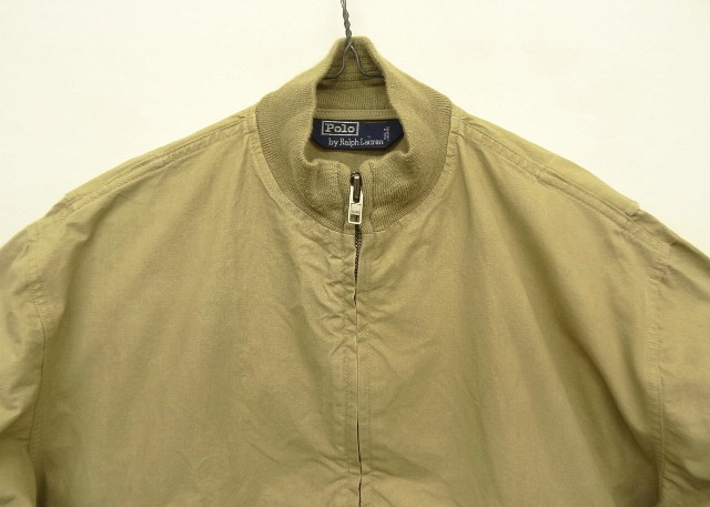 画像: 90'S RALPH LAUREN 三角タグ キャンバス タンカースジャケット タン (VINTAGE)