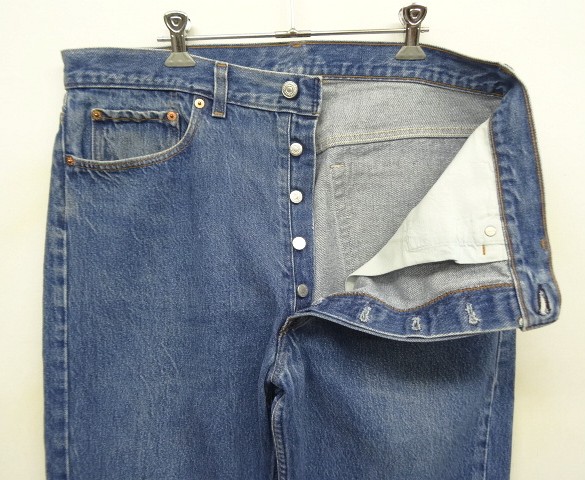 画像: 90'S LEVIS 501 デニム インディゴ W38L30 USA製 (VINTAGE)