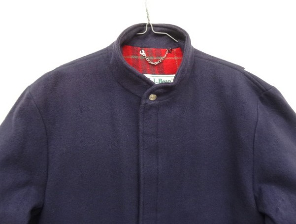 画像: 80'S LL Bean ウール ドリズラージャケット ネイビー USA製 (VINTAGE)
