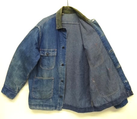 60s Sears デニムカバーオール 1960s【SEARS】裏ブランケットデニムカバーオール - 古着屋