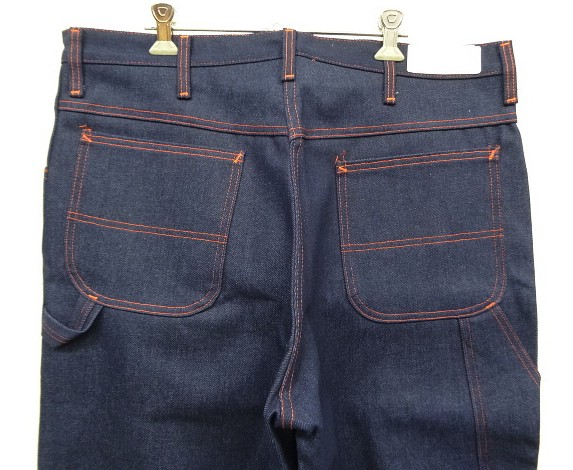 画像: 80'S BIG MAC トップスナップボタン デニム ペインターパンツ インディゴ USA製 (DEADSTOCK)