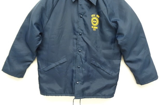 画像: 90'S KING LOUIE 裏地ボア付き コーチジャケット ネイビー USA製 (MINT CONDITION)
