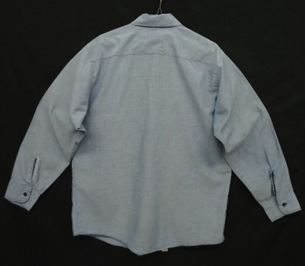 画像3: 80'S BIG SMITH シャンブレー ワークシャツ ブルー USA製 (VINTAGE)
