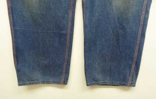 画像: 60'S WESTEX トップスナップボタン コットン100% デニム ペインターパンツ アルミジップ インディゴ (VINTAGE)