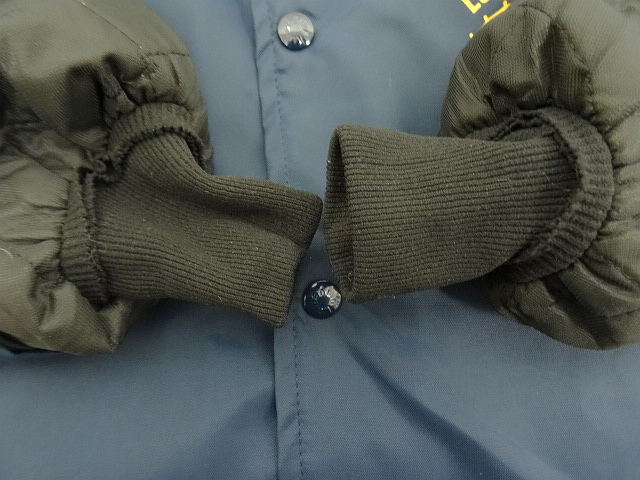 画像: 90'S KING LOUIE 裏地ボア付き コーチジャケット ネイビー USA製 (MINT CONDITION)