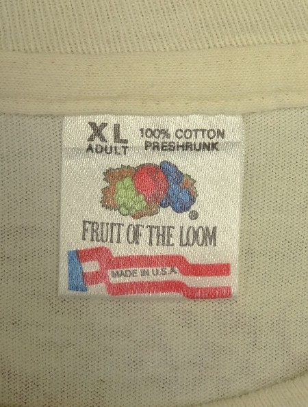 画像2: 90'S JERRY GARCIA シングルステッチ 両面プリント 半袖 Tシャツ ナチュラル USA製 (VINTAGE)