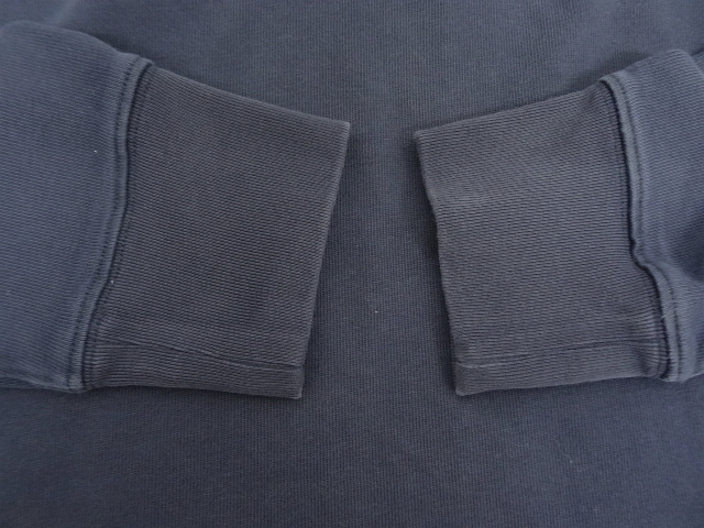 画像: 00'S J.CREW 旧タグ ハーフジップ スタンドカラー 長袖 ラガーシャツ ネイビー (VINTAGE)