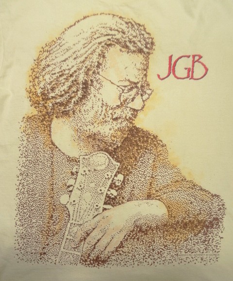 画像3: 90'S JERRY GARCIA シングルステッチ 両面プリント 半袖 Tシャツ ナチュラル USA製 (VINTAGE)