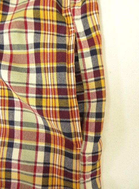 画像5: 00'S J.CREW 旧タグ ハーフジップ 長袖 プルオーバーシャツ チェック柄 (VINTAGE)