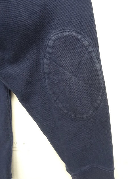 画像5: 00'S J.CREW 旧タグ ハーフジップ スタンドカラー 長袖 ラガーシャツ ネイビー (VINTAGE)