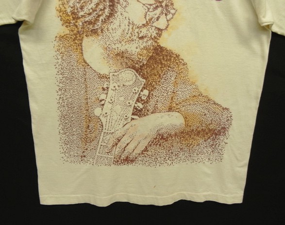 画像: 90'S JERRY GARCIA シングルステッチ 両面プリント 半袖 Tシャツ ナチュラル USA製 (VINTAGE)